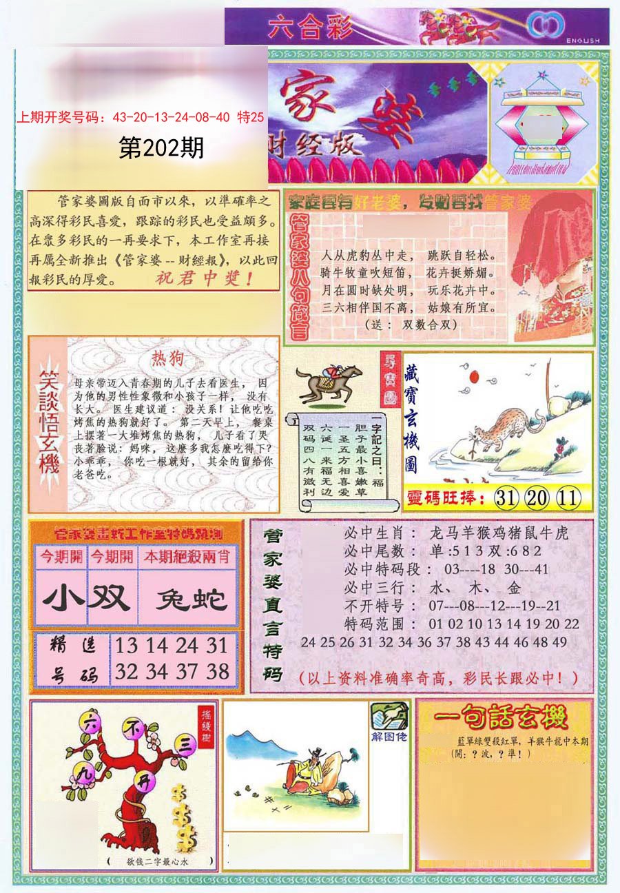 2024202期管家婆财经版