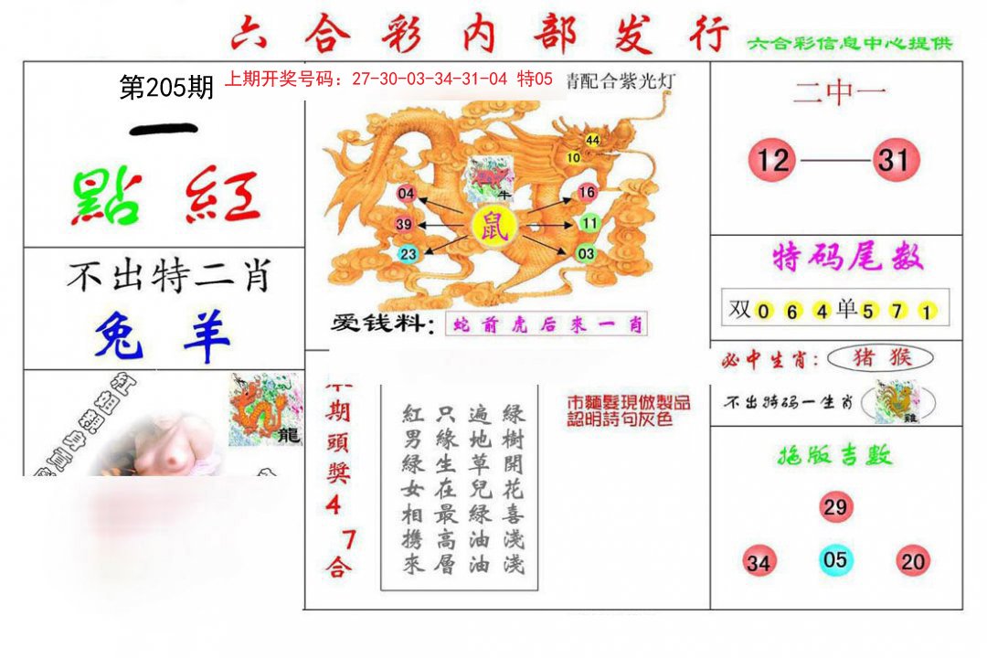 2024205期一点红