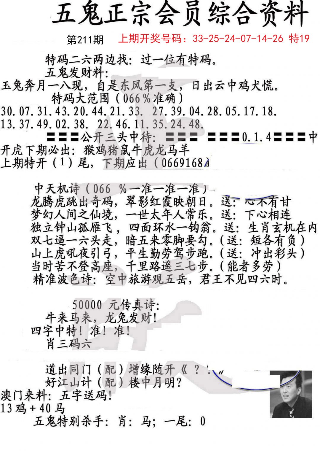 2024211期蛇报A