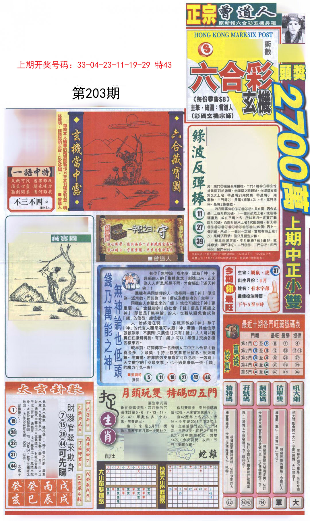 2024203期新报跑狗A