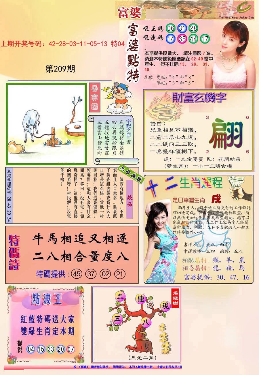 2024209期(新版)富婆
