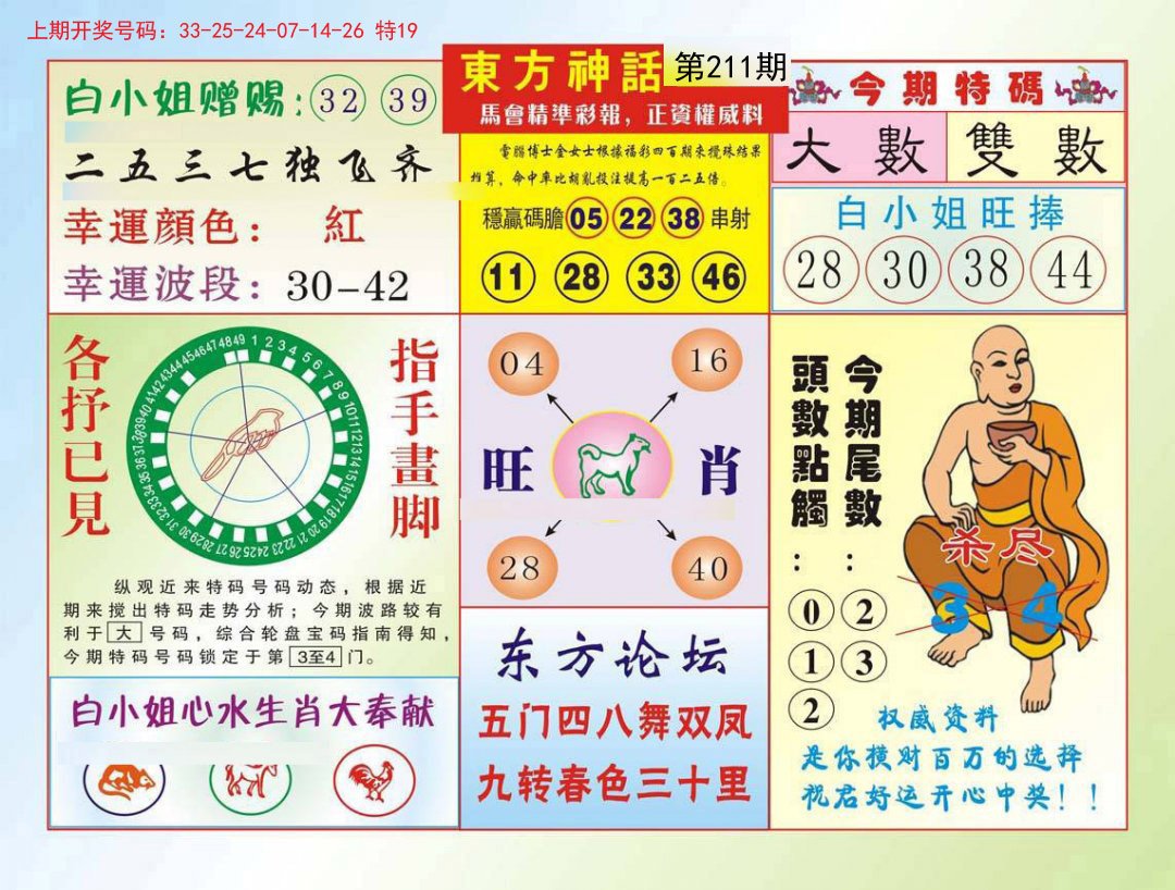 2024211期东方神话