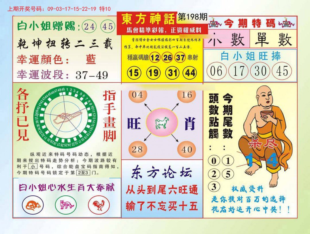 2024198期东方神话
