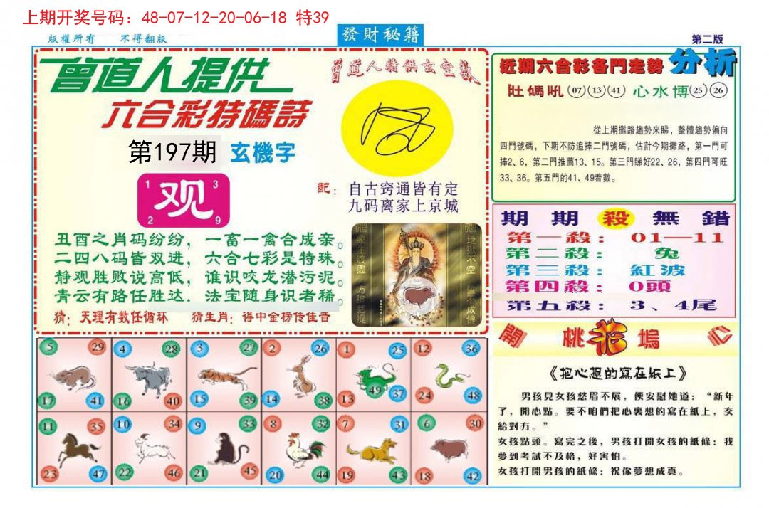 2024197期发财秘籍B