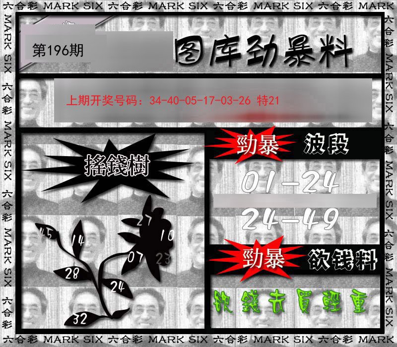 2024196期劲暴来料