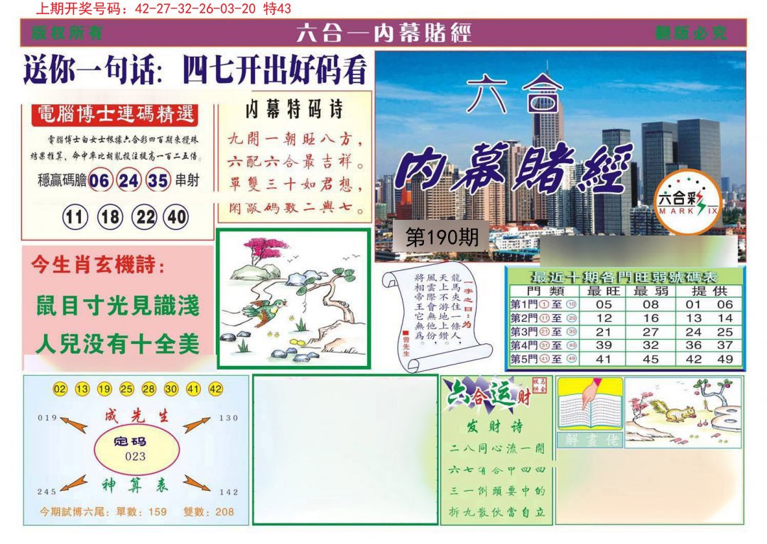 2024190期内幕赌经