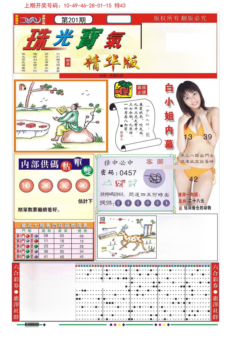 2024201期珠光宝气A