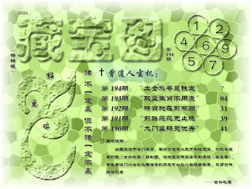 2024194期《藏宝图》