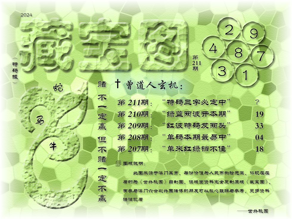 2024211期《藏宝图》