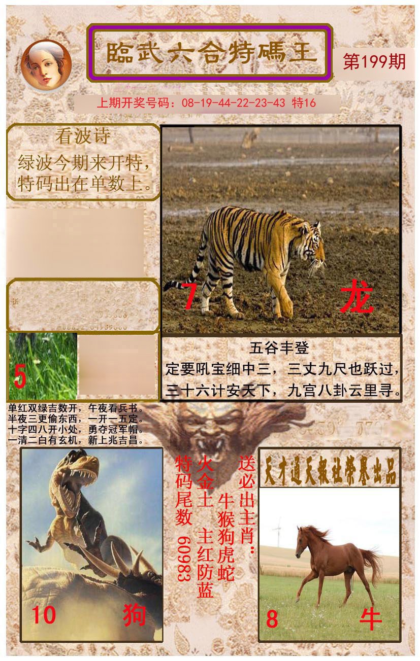 2024199期临武六合特码王