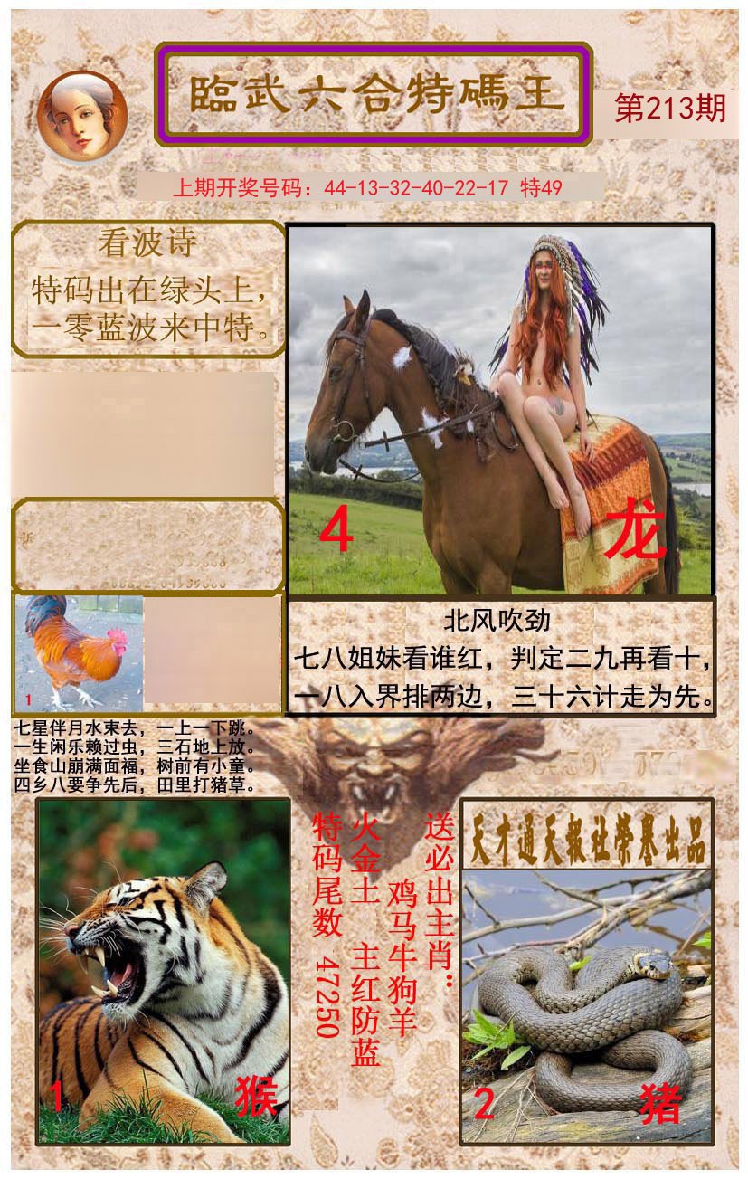 2024213期临武六合特码王