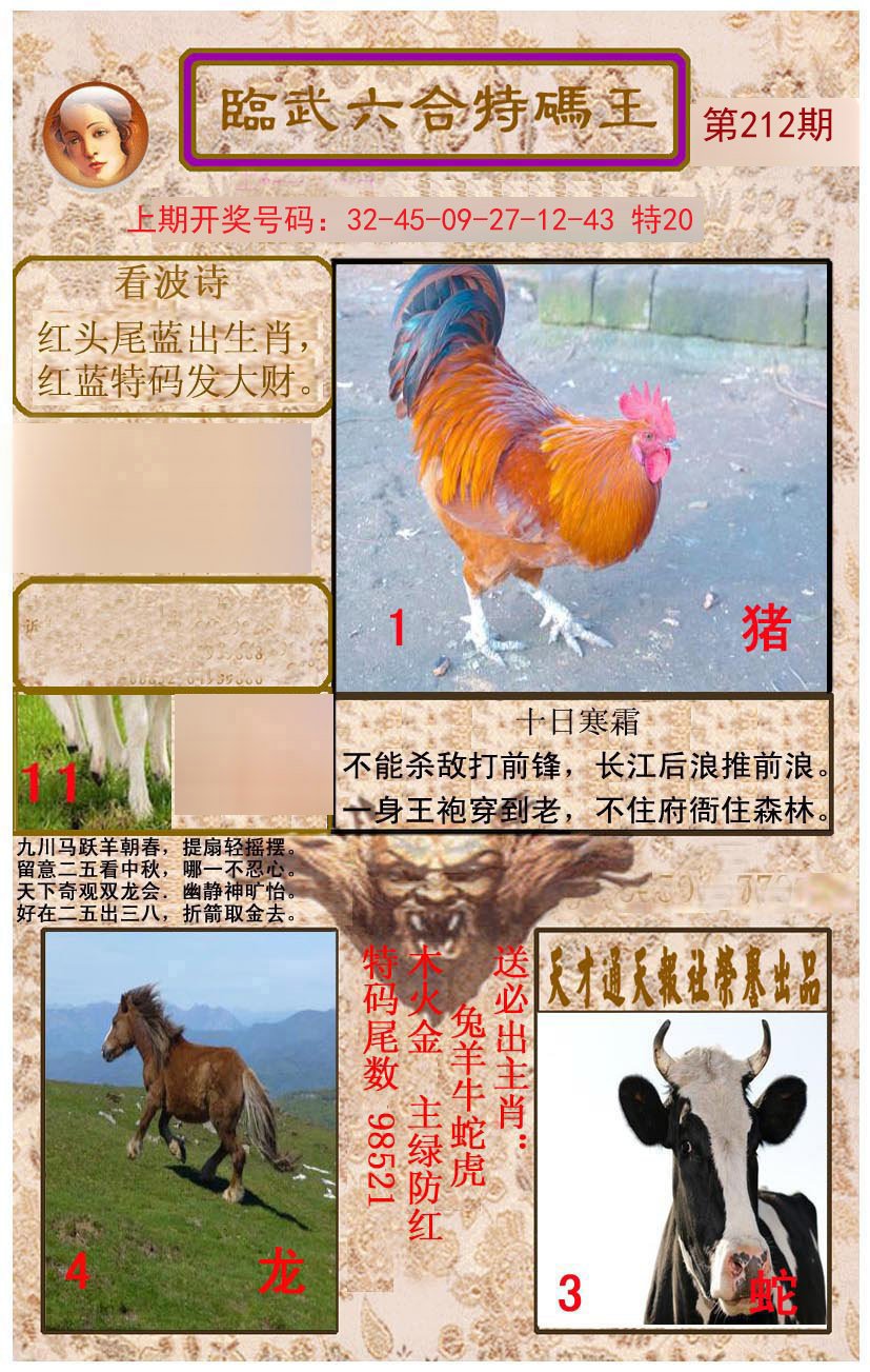 2024212期临武六合特码王