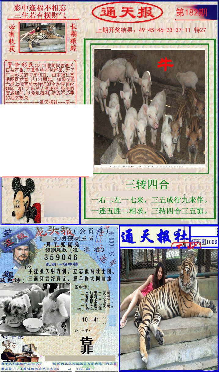 2024182期实力通天报