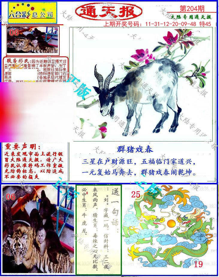 2024204期大陆通天报