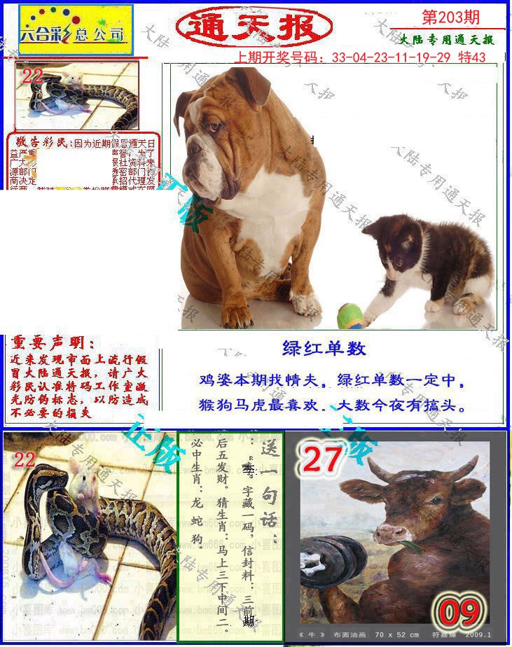 2024203期大陆通天报