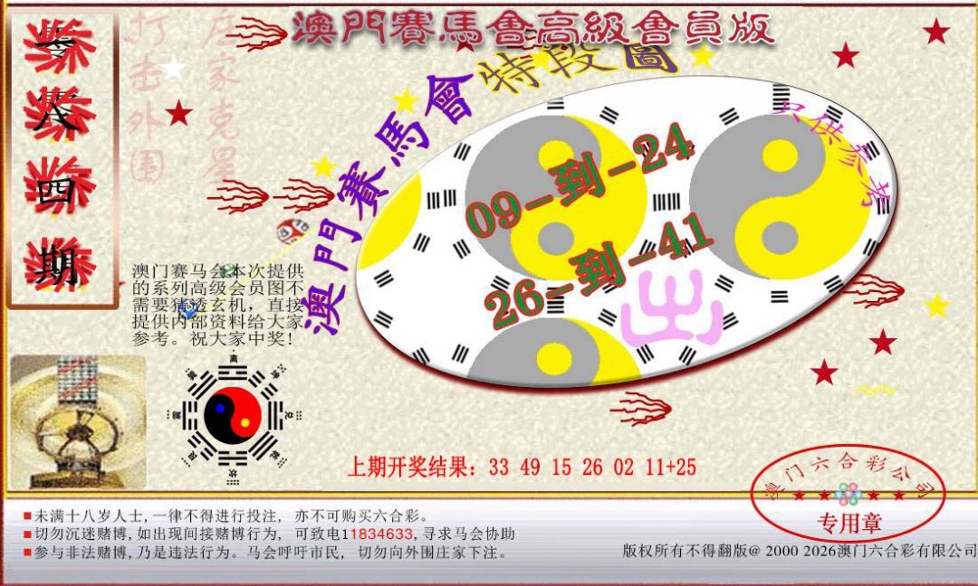 2024184期赛马会高级段数图
