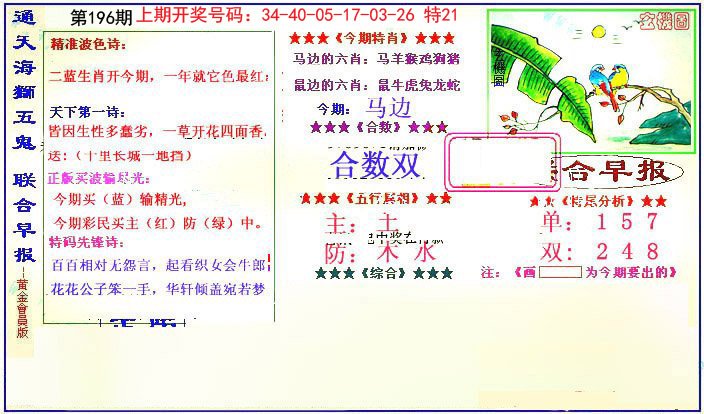 2024196期新联合早报