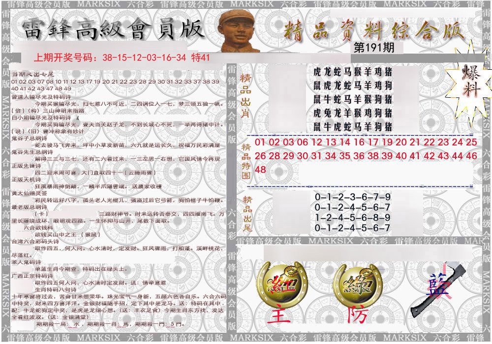 2024191期雷锋资料综合版