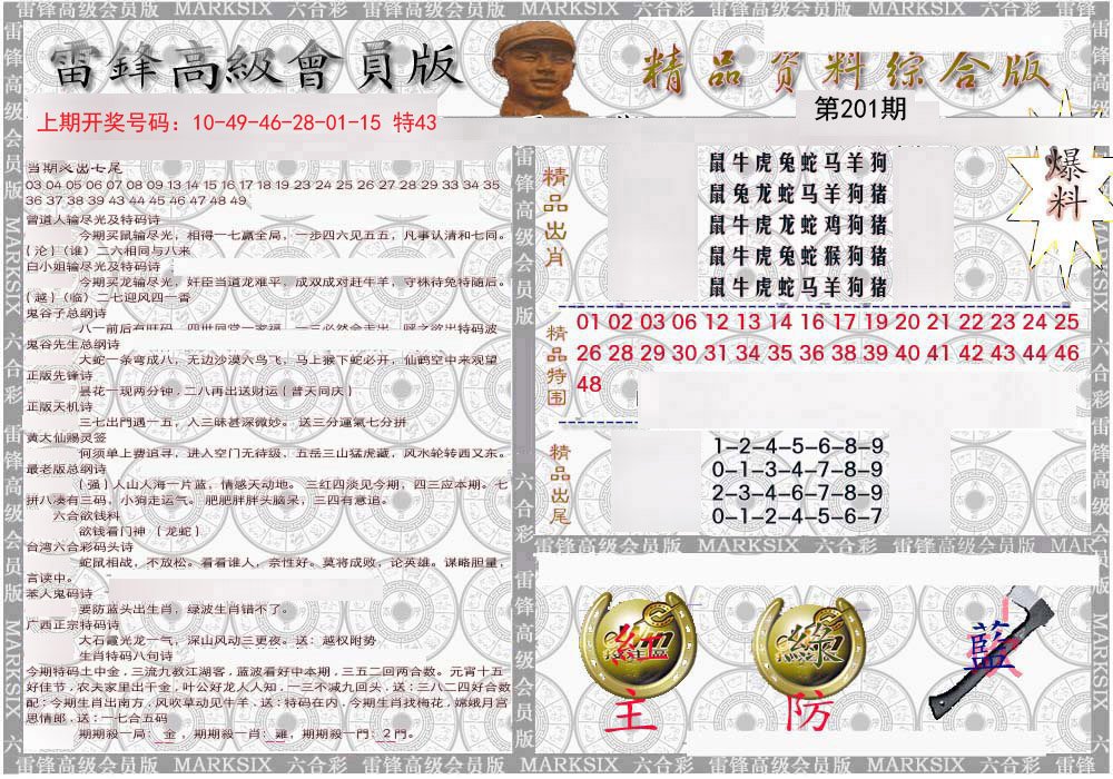 2024201期雷锋资料综合版