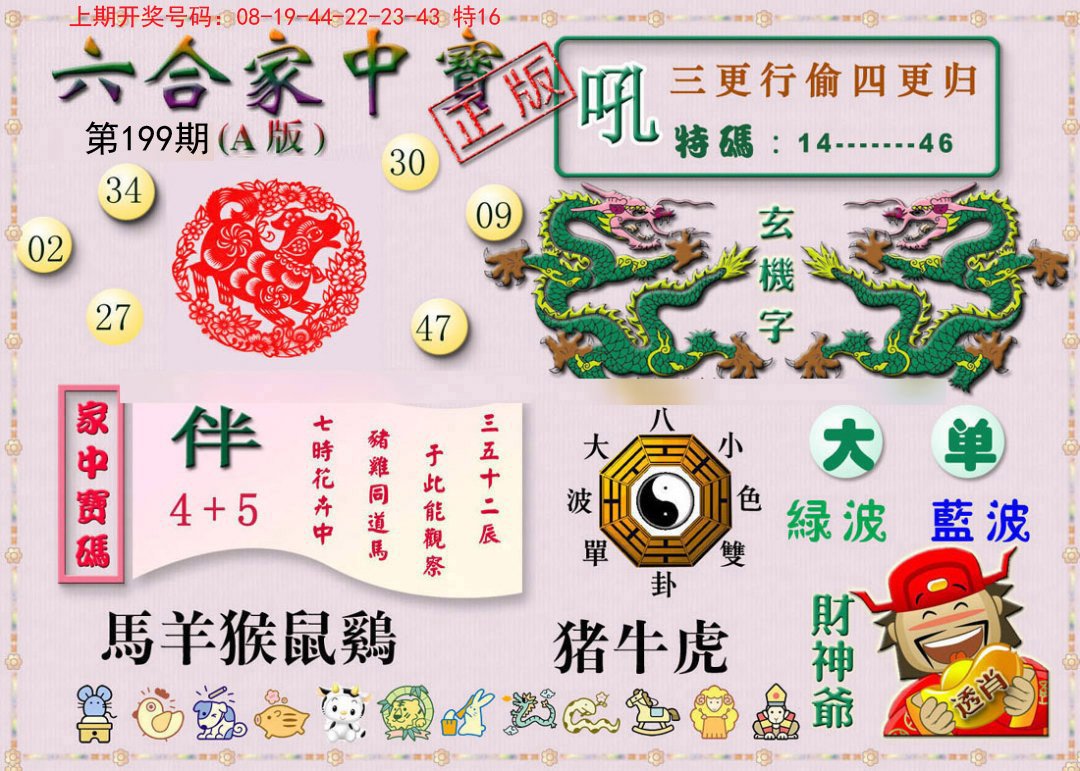 2024199期六合家中宝A