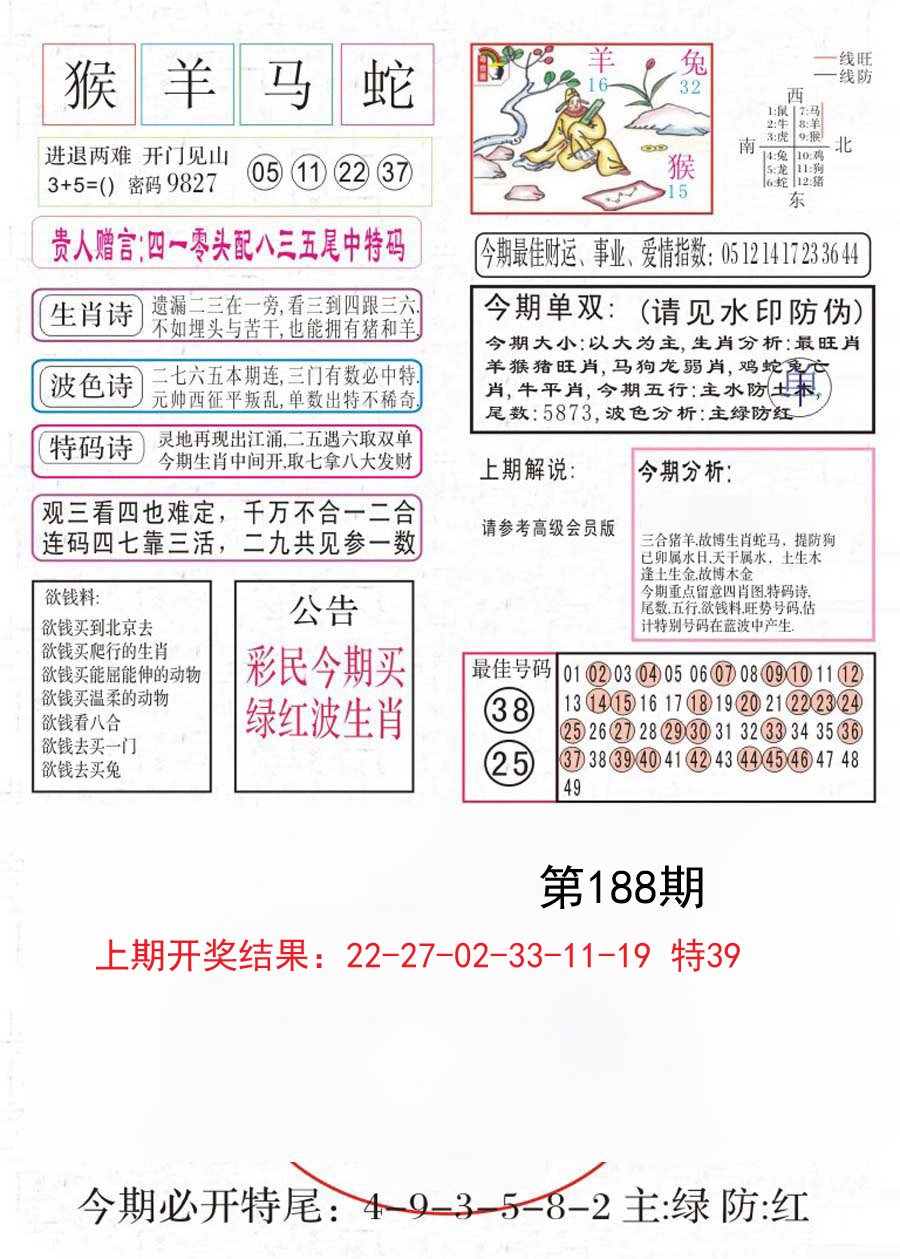 2024188期凤凰闲情A