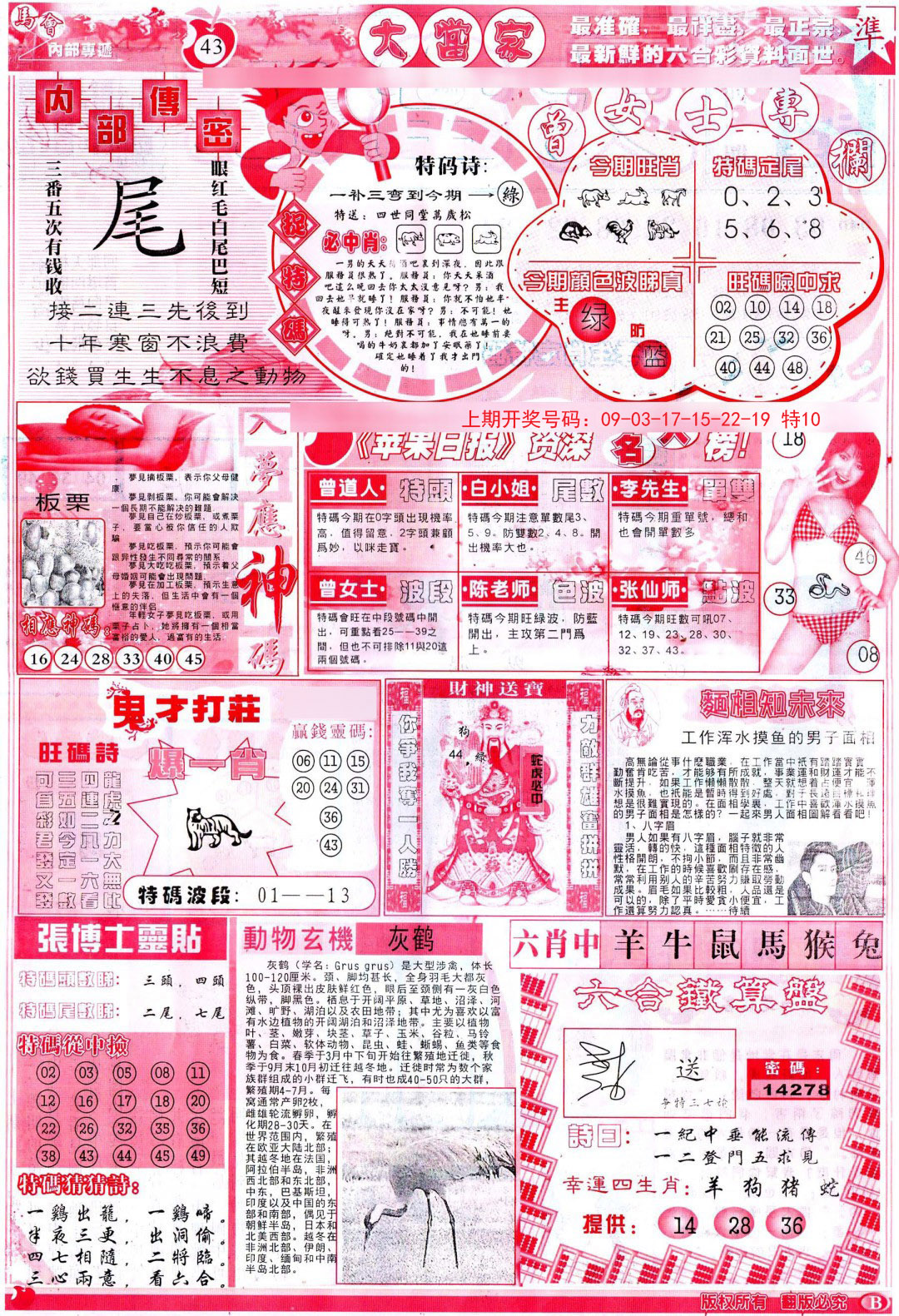 2024198期彩卷后庄B
