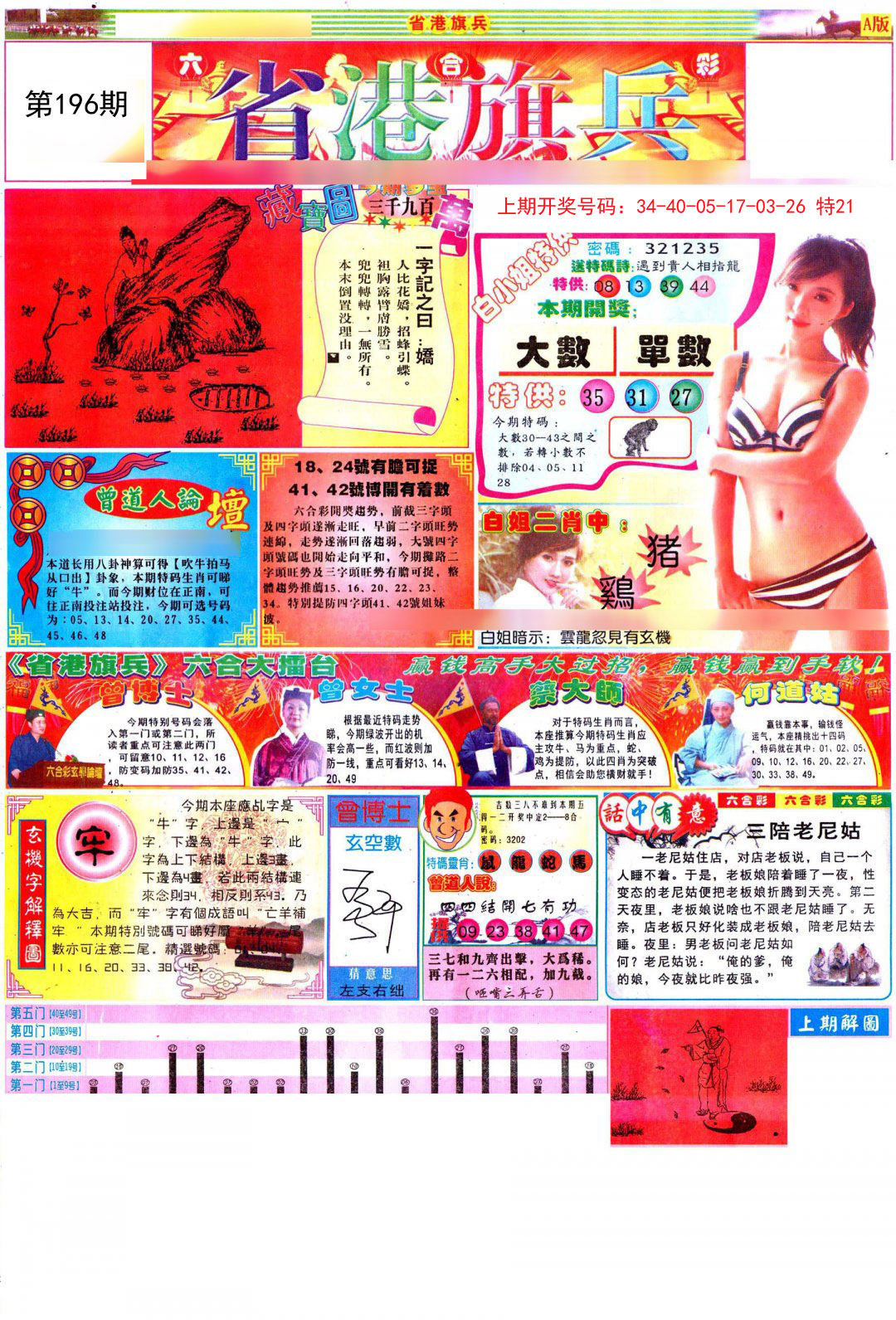 2024196期彩道A