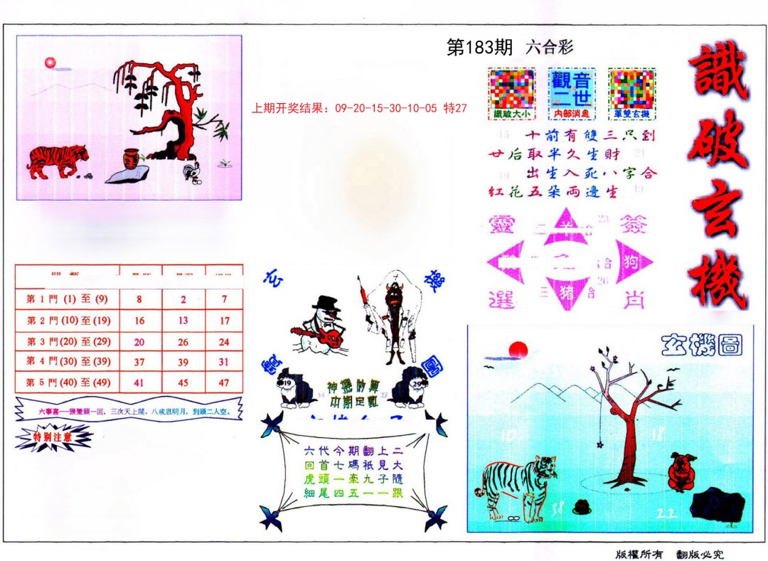 2024183期识破玄机