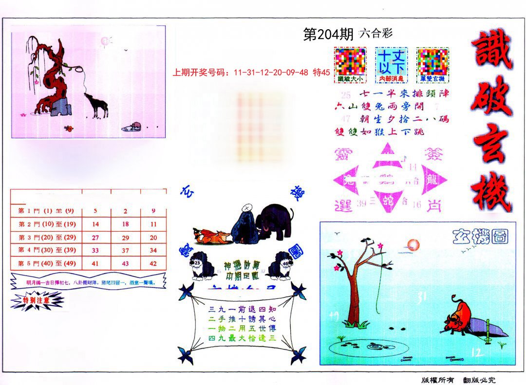2024204期识破玄机