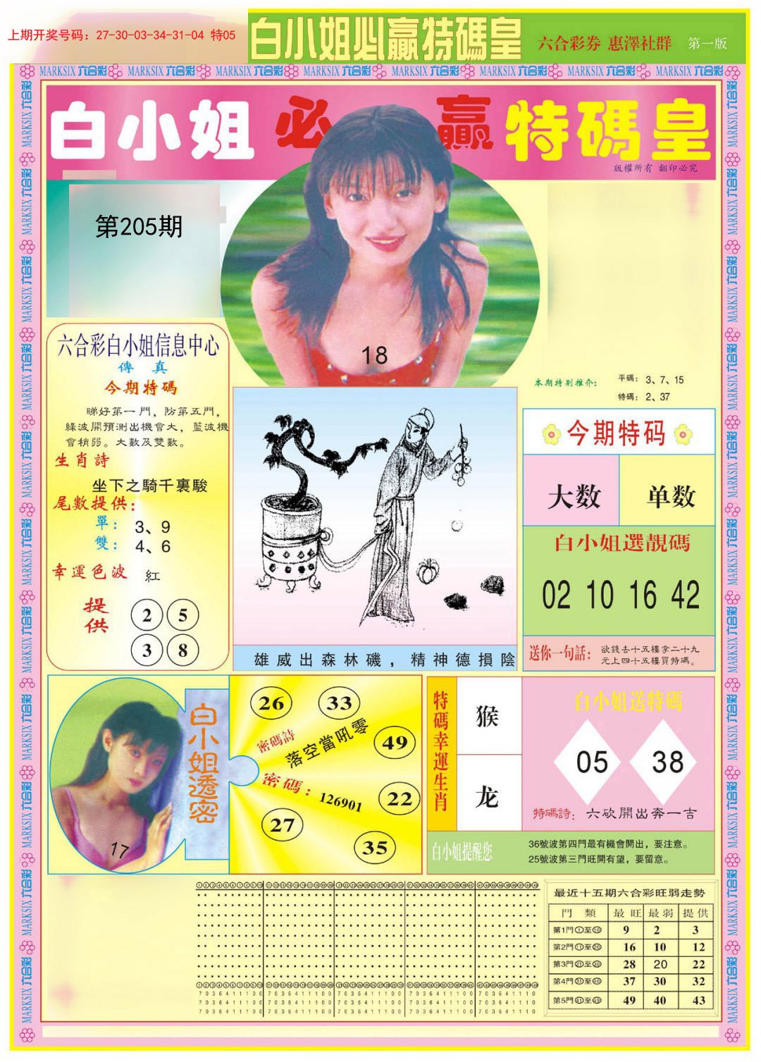 2024205期白小姐必赢A