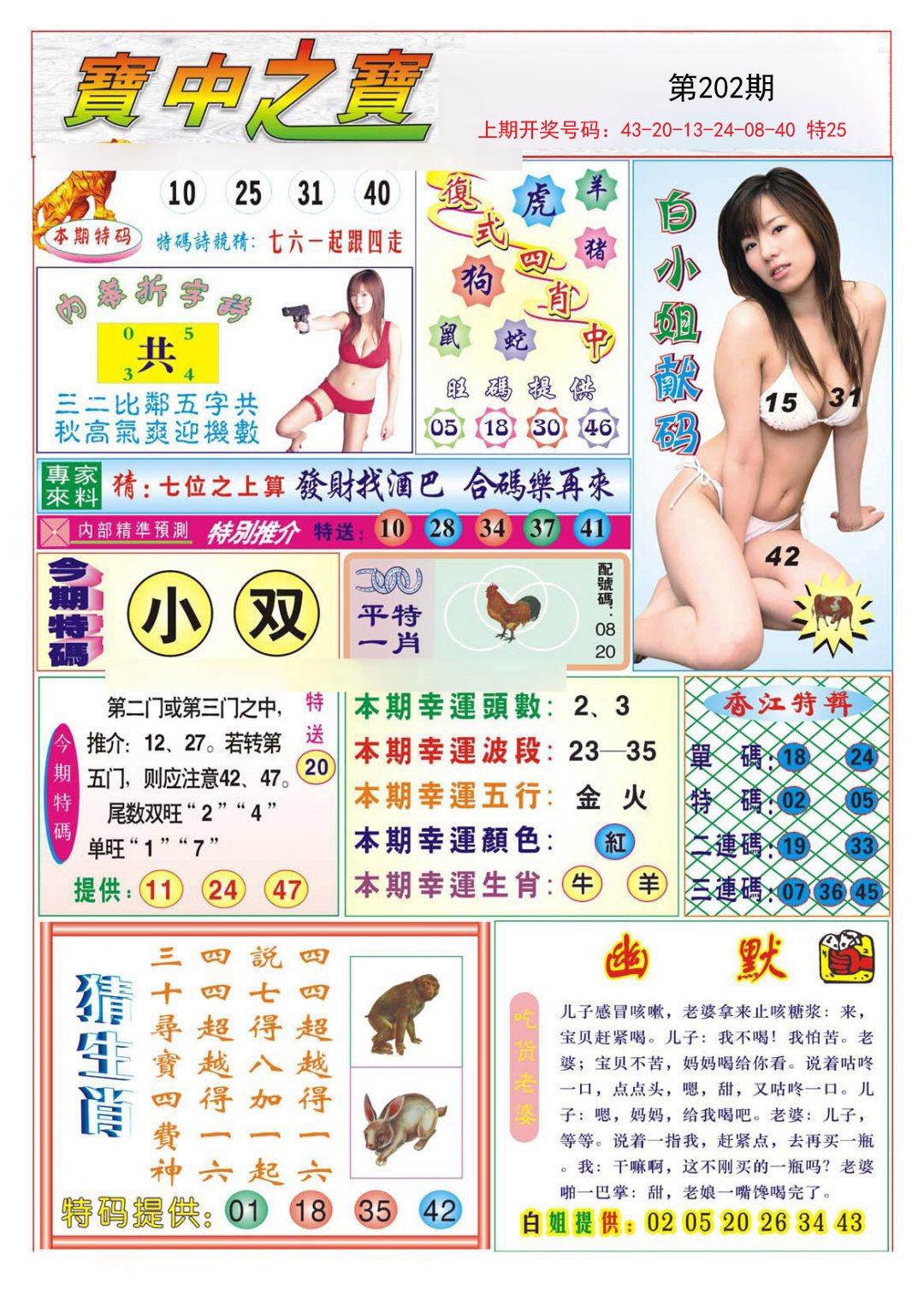 2024202期宝中之宝