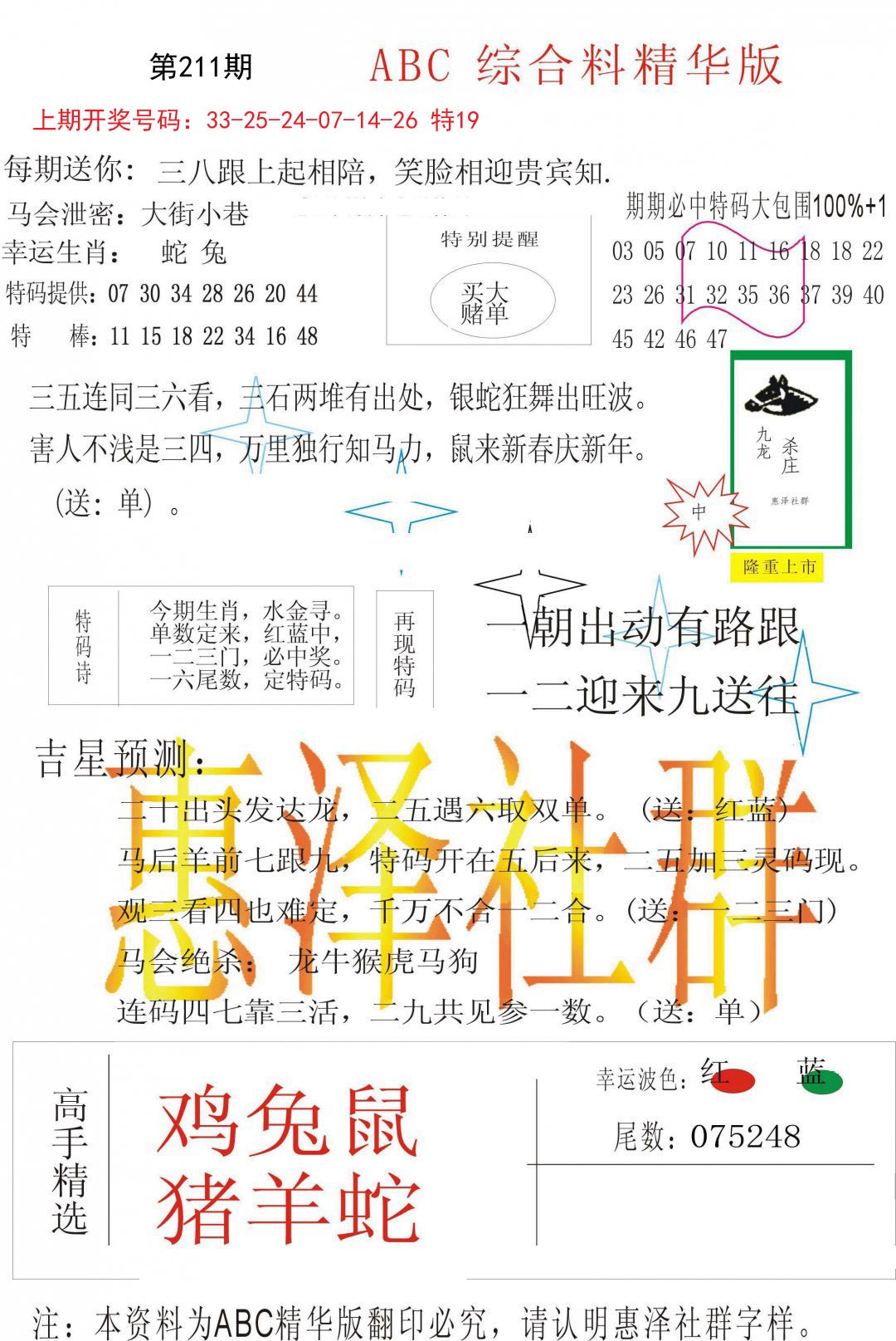 2024211期综合正版资料
