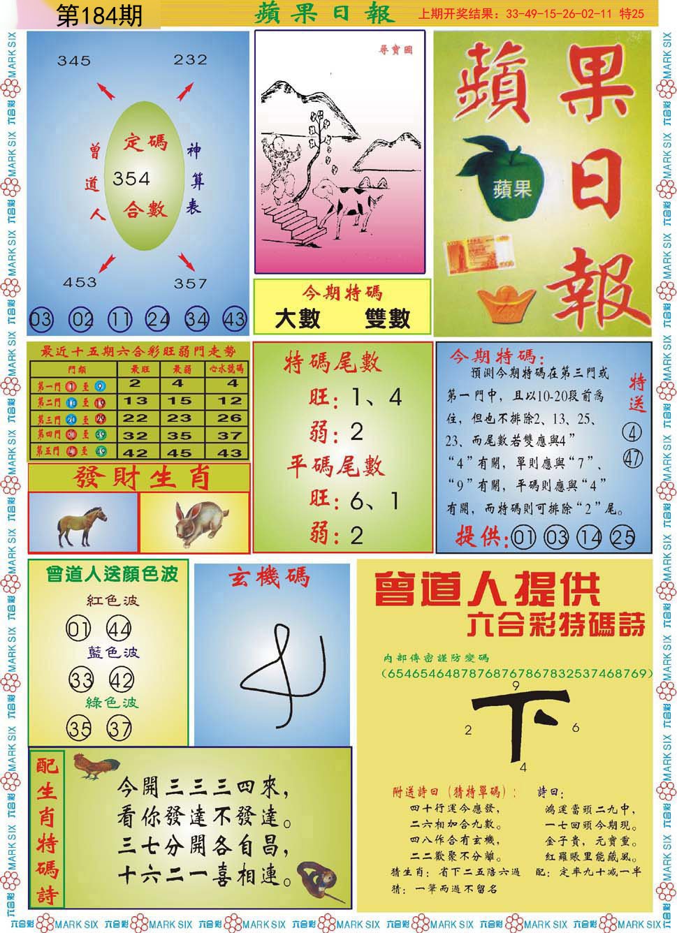 2024184期青苹果日报