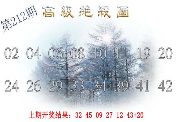 2024212期高级内部绝杀