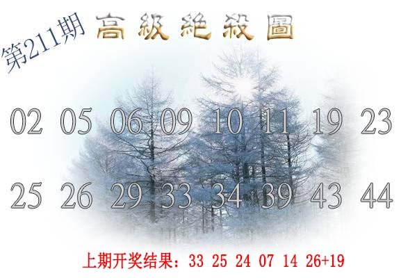 2024211期高级内部绝杀