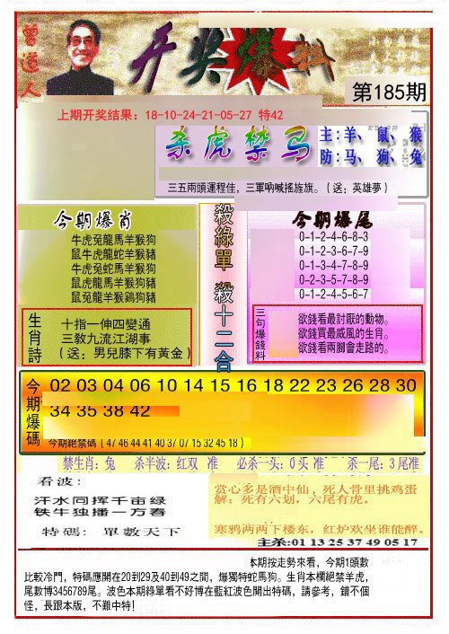 2024185期开奖爆料(新图推荐)