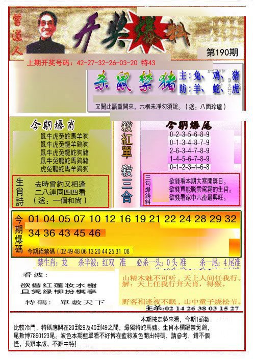2024190期开奖爆料(新图推荐)