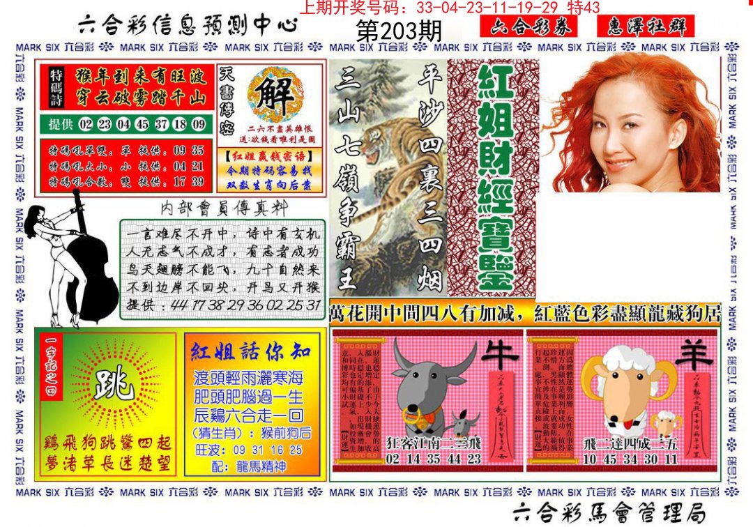 2024203期红姐财经宝鉴