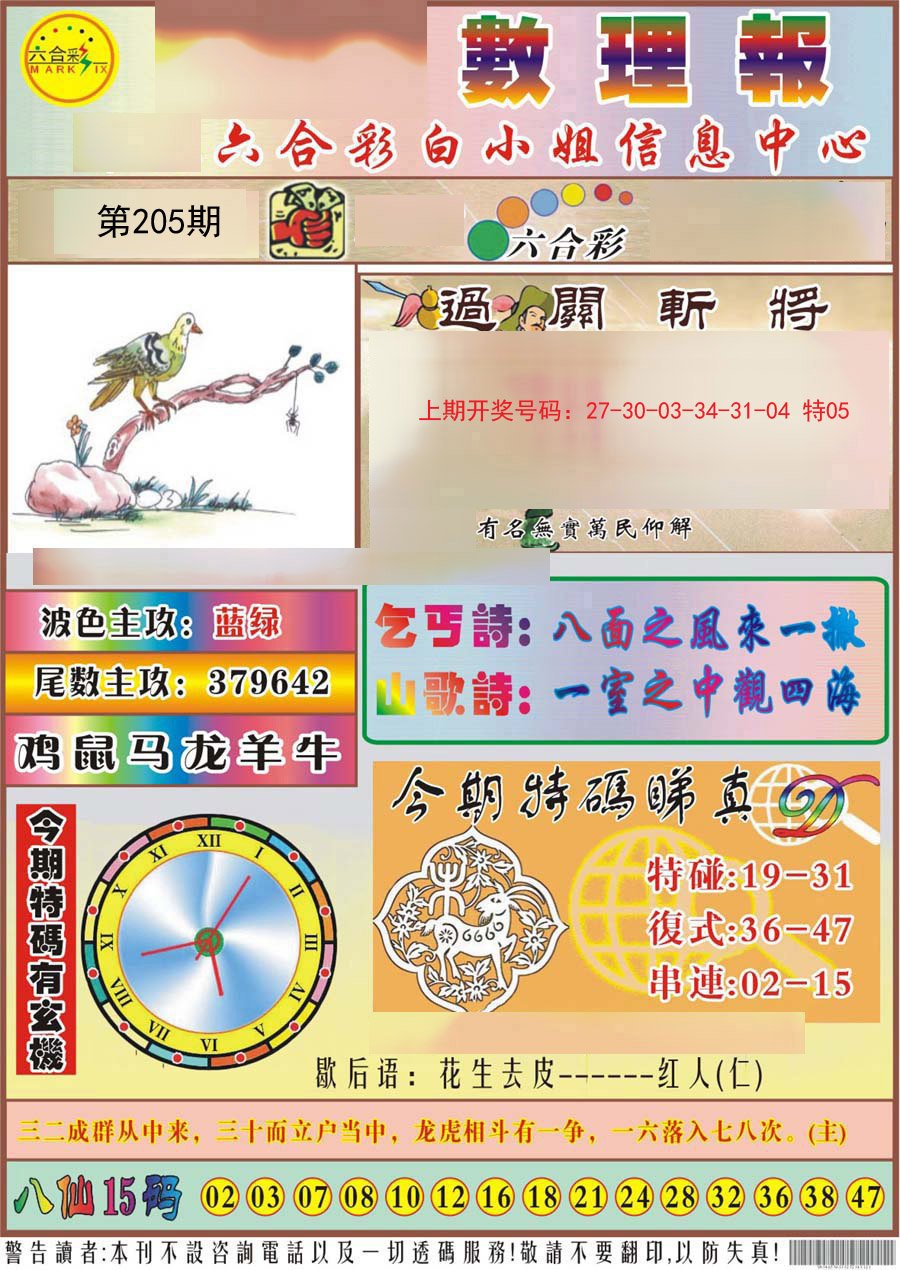2024205期九龙数理报