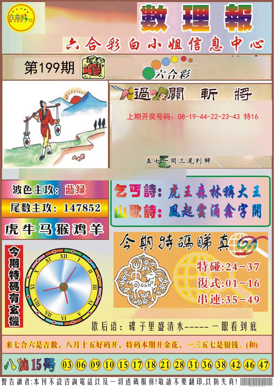 2024199期九龙数理报