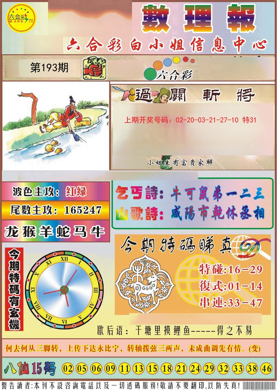 2024193期九龙数理报