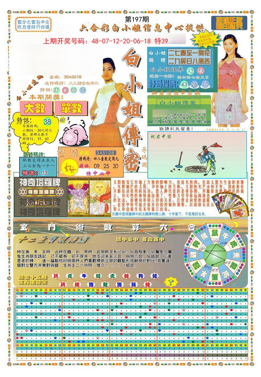 2024197期(新版)白小姐祺袍A