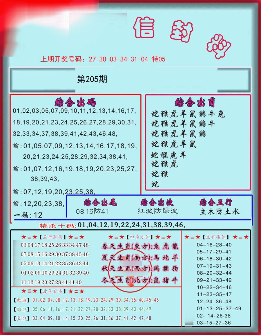 2024205期信封料