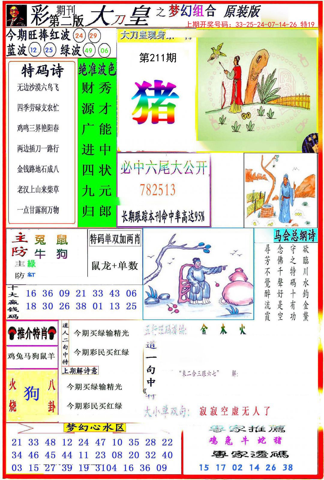 2024211期大刀皇之(梦幻组合)