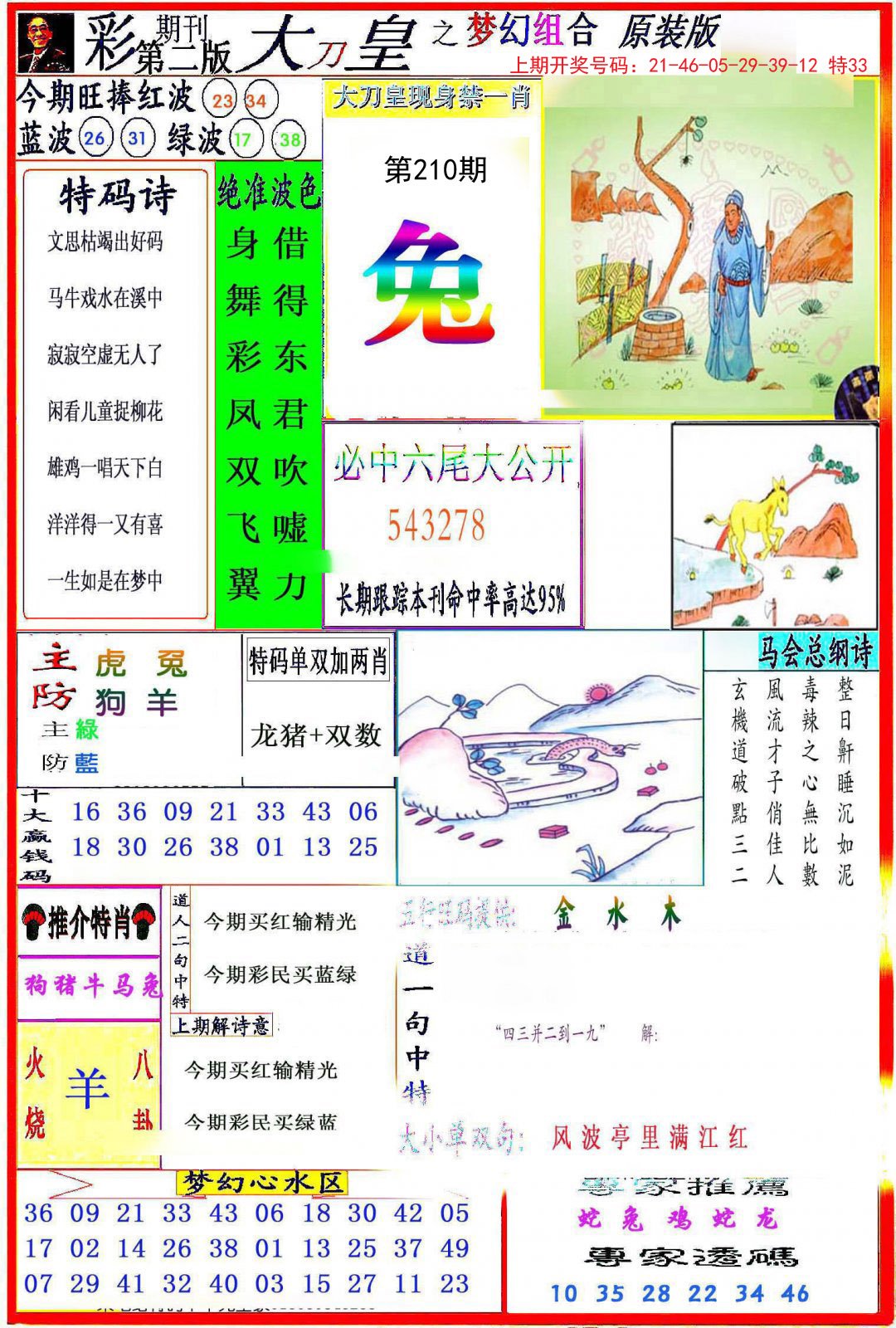 2024210期大刀皇之(梦幻组合)