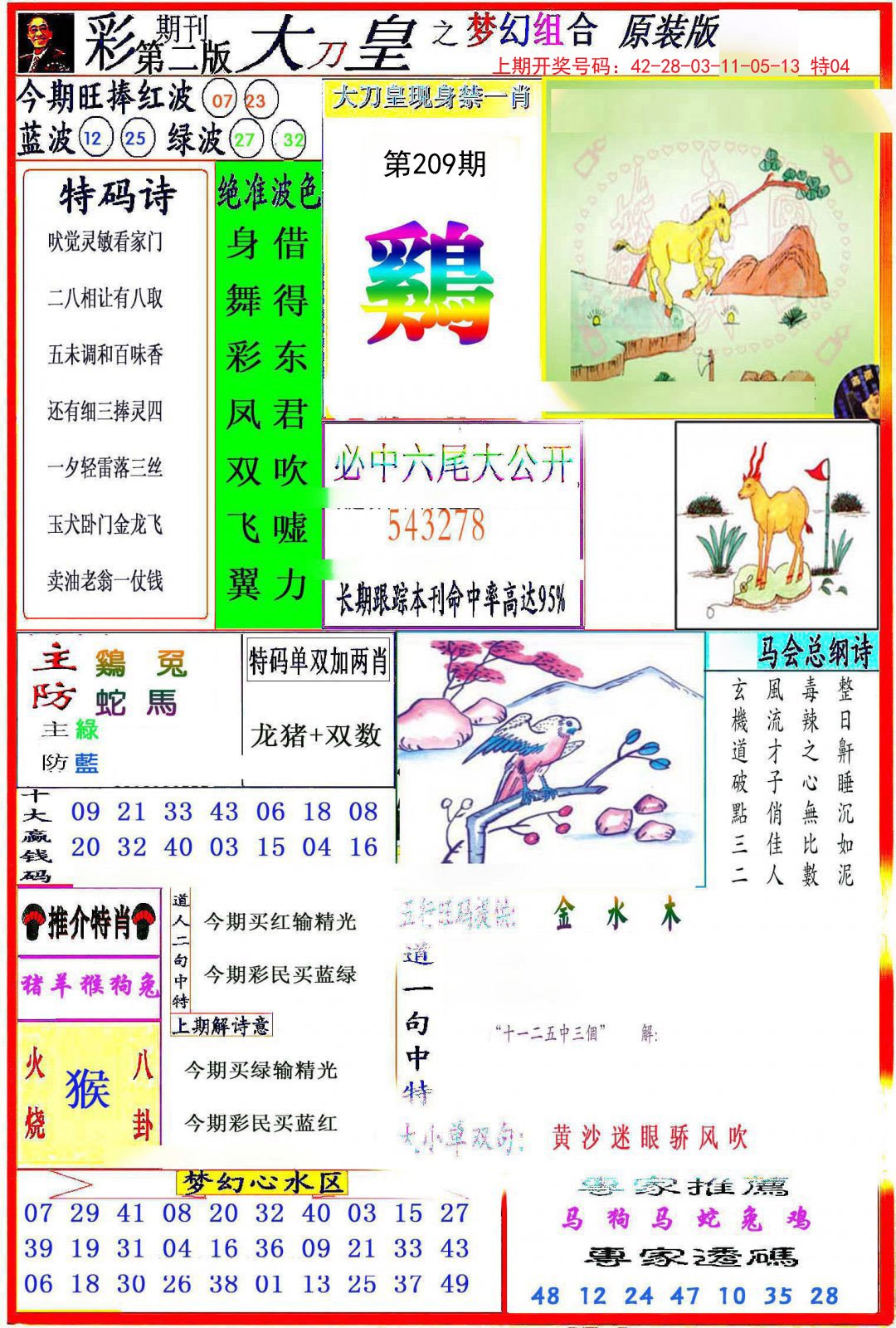 2024209期大刀皇之(梦幻组合)