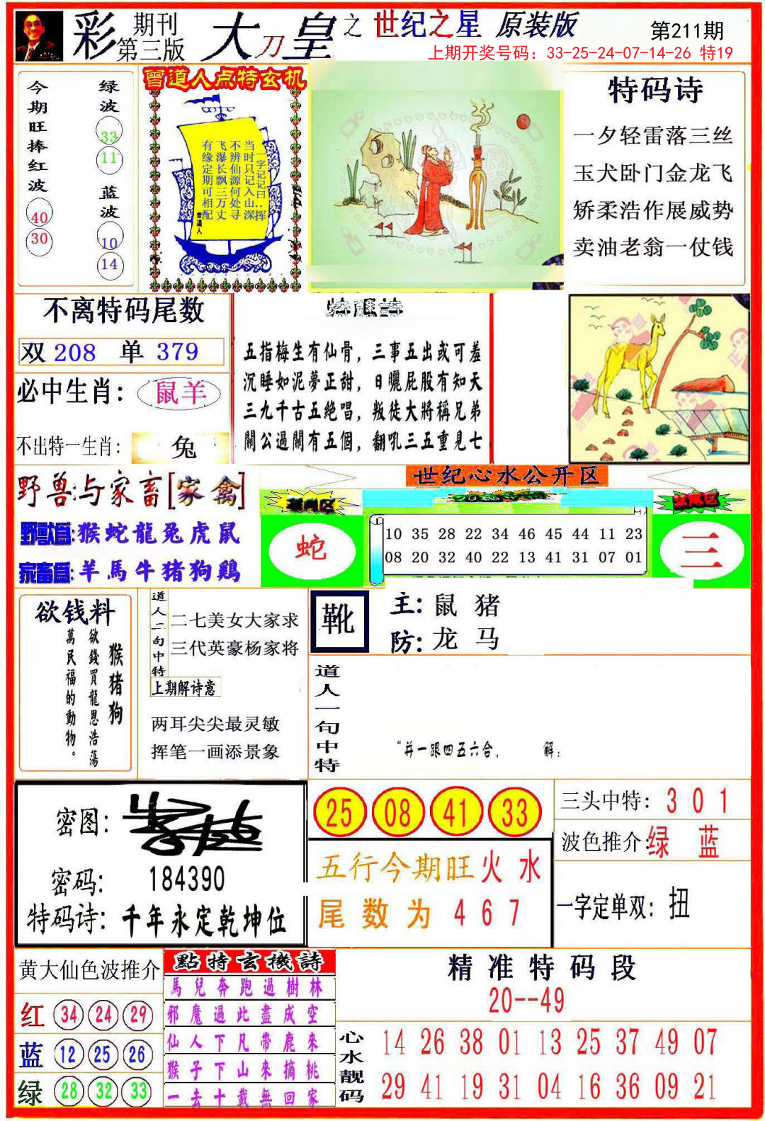 2024211期大刀皇之(世纪之星)