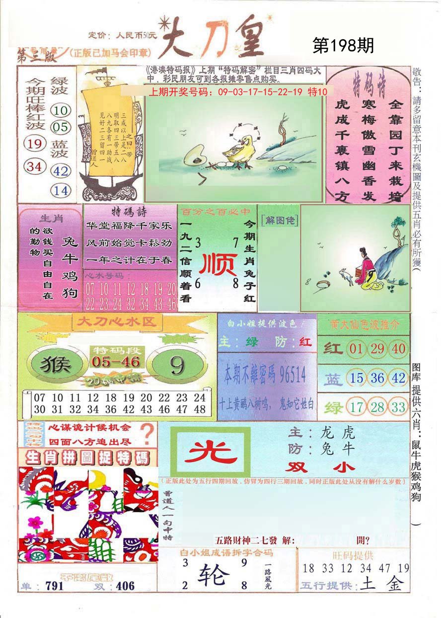 2024198期大刀皇