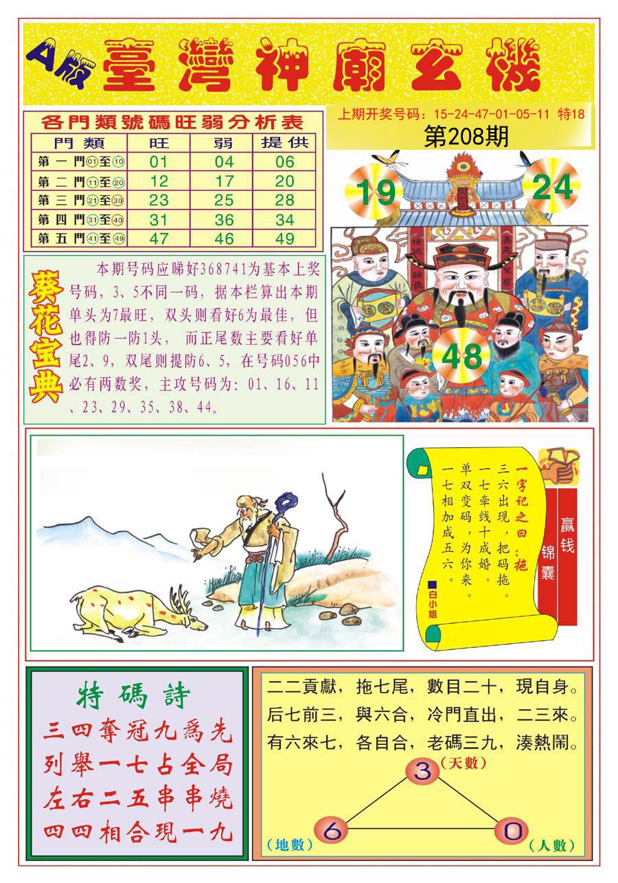 2024208期台湾神庙A