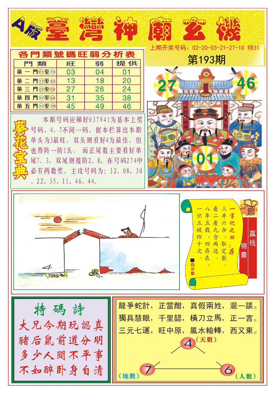 2024193期台湾神庙A